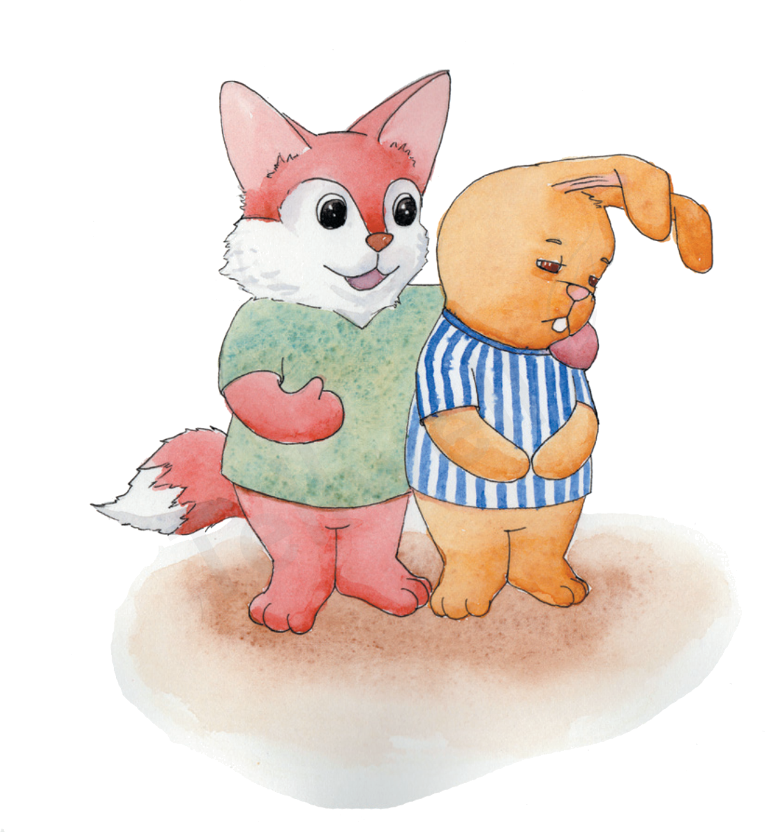 Nick hugging Alex